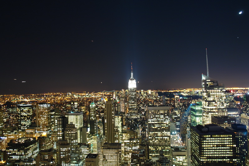    -    (New York skyline from Rockefeller centre)